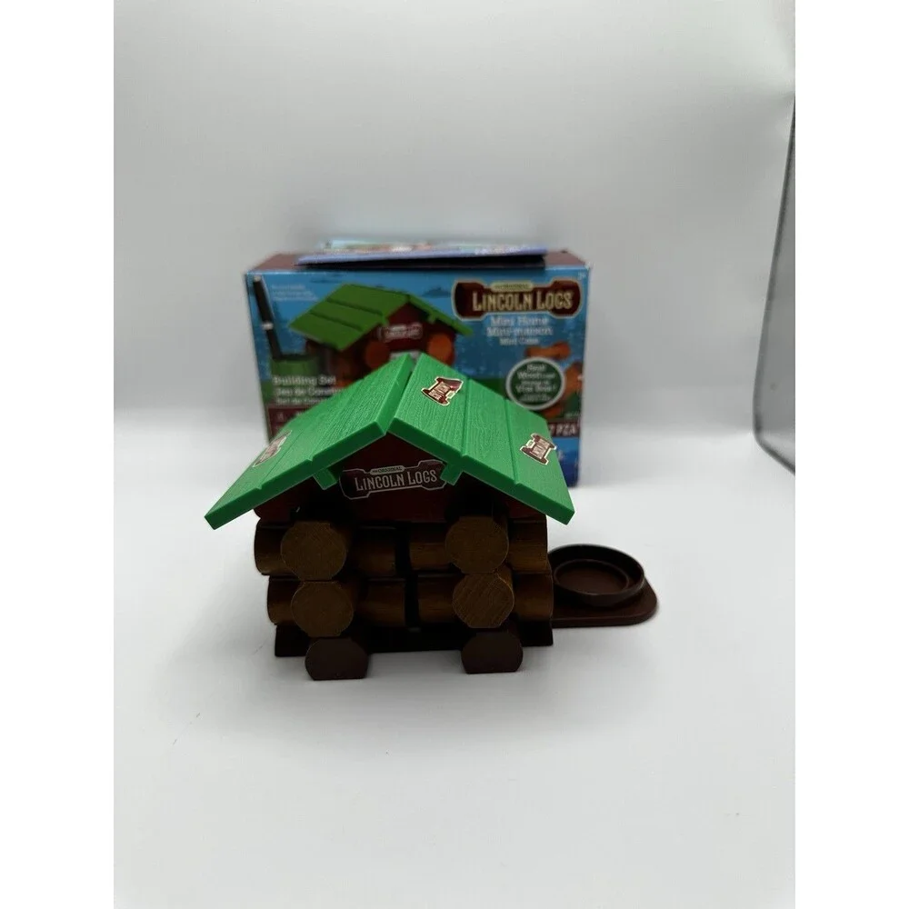Lincoln Logs Mini Classics Mini Home Building Set 00779 - 25 Pieces INCOMPLETE